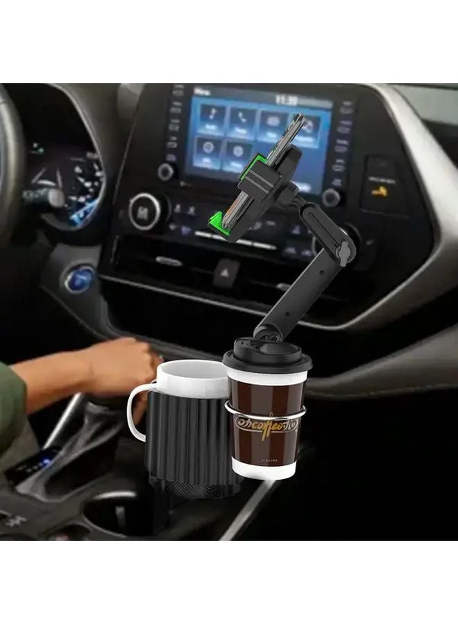 Cup Holder Organizer All In One Beverage Phone Car Tray Accessory CUP A02 - Image 5